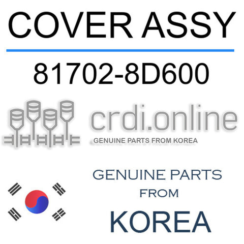 COVER ASSY [ORIGINAL] 81702-8D600 817028D600 81702 8D600