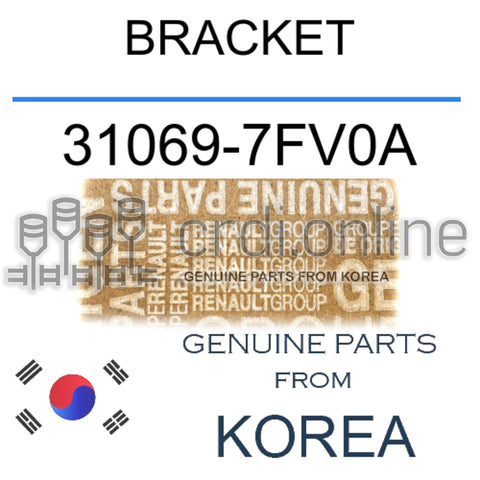 BRACKET [ORIGINAL] 31069-7FV0A 310697FV0A 31069 7FV0A