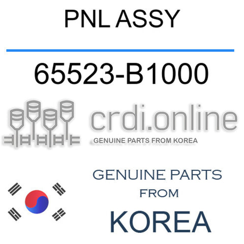 PNL ASSY [ORIGINAL] 65523-B1000 65523B1000 65523 B1000