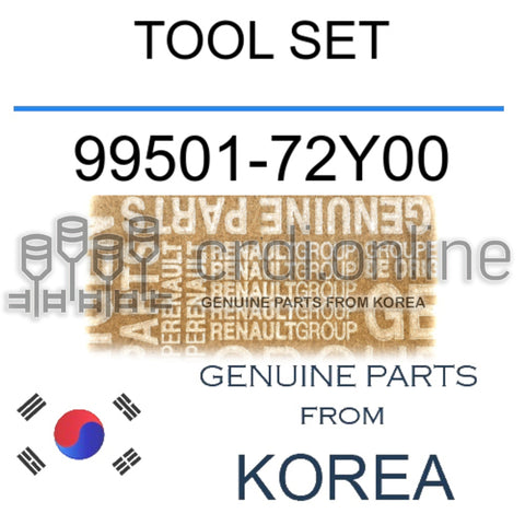 TOOL SET [ORIGINAL] 99501-72Y00 9950172Y00 99501 72Y00