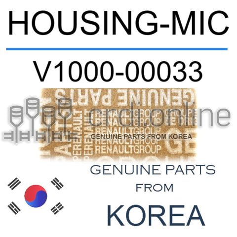 HOUSING-MIC [ORIGINAL] V1000-00033 V100000033 V1000 00033
