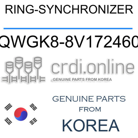 RING-SYNCHRONIZER [ORIGINAL] QWGK8-8V172460 QWGK88V172460 QWGK8 8V172460