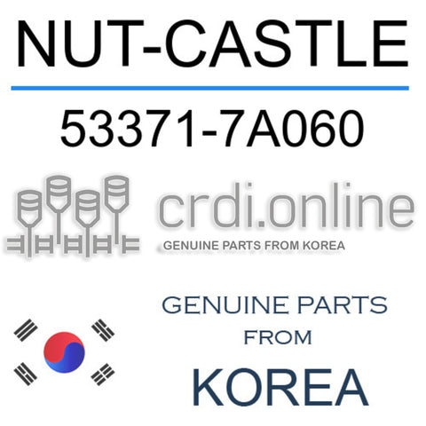 NUT-CASTLE 53371-7A060 533717A060 53371 7A060