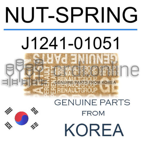 NUT-SPRING [ORIGINAL] J1241-01051 J124101051 J1241 01051