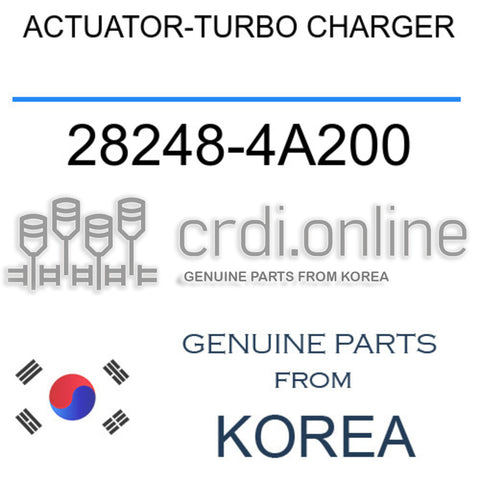 ACTUATOR-TURBO CHARGER [ORIGINAL] 28248-4A200 282484A200 28248 4A200
