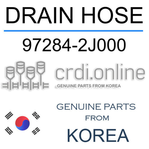 DRAIN HOSE 97284-2J000 972842J000 97284 2J000