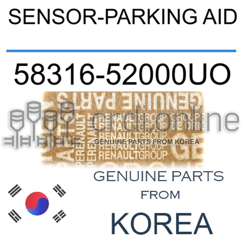 SENSOR-PARKING AID [ORIGINAL] 58316-52000UO 5831652000UO 58316 52000UO