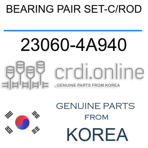 BEARING PAIR SET-C/ROD [ORIGINAL] 23060-4A940 230604A940 23060 4A940