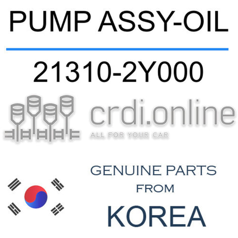 PUMP ASSY-OIL 21310-2Y000 213102Y000 21310 2Y000