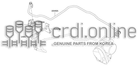 BRACKET-SOLENOID VALVE 82005-84324 8200584324 82005 84324