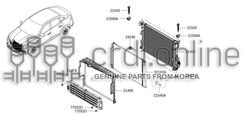 RADIATOR 21410-5034R 214105034R 21410 5034R