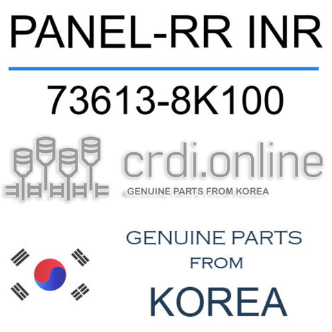 PANEL-RR INR [ORIGINAL] 73613-8K100 736138K100 73613 8K100