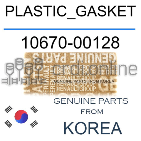 PLASTIC_GASKET [ORIGINAL] 10670-00128 1067000128 10670 00128