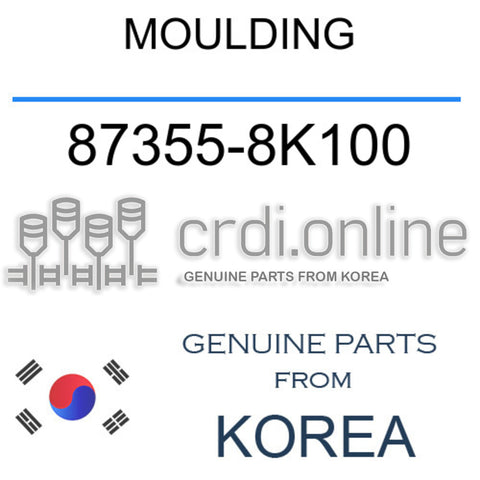 MOULDING 87355-8K100 873558K100 87355 8K100