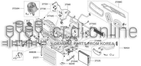 BLOWER SPEED MODULE 27150-6902R 271506902R 27150 6902R