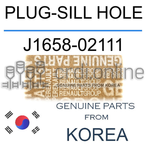 PLUG-SILL HOLE [ORIGINAL] J1658-02111 J165802111 J1658 02111