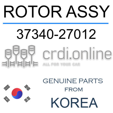 ROTOR ASSY [ORIGINAL] 37340-27012 3734027012 37340 27012