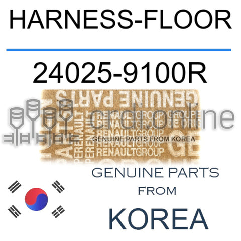 HARNESS-FLOOR [ORIGINAL] 24025-9100R 240259100R 24025 9100R