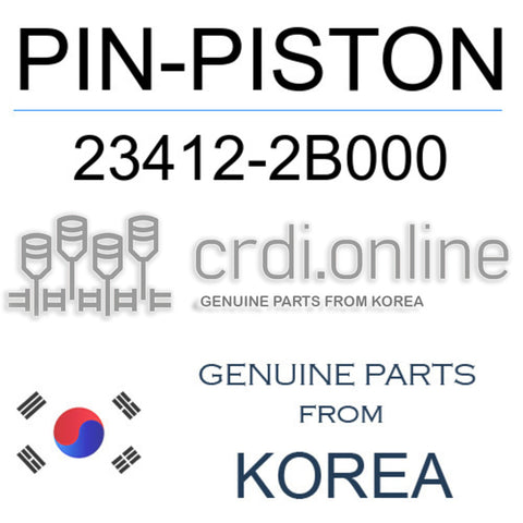 PIN-PISTON 23412-2B000 234122B000 23412 2B000