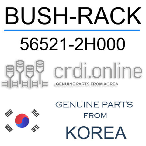 BUSH-RACK [ORIGINAL] 56521-2H000 565212H000 56521 2H000