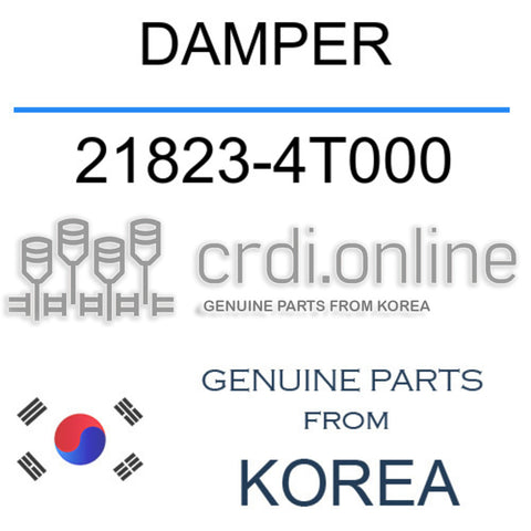 DAMPER [ORIGINAL] 21823-4T000 218234T000 21823 4T000