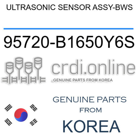 ULTRASONIC SENSOR ASSY-BWS [ORIGINAL] 95720-B1650Y6S 95720B1650Y6S 95720 B1650Y6S