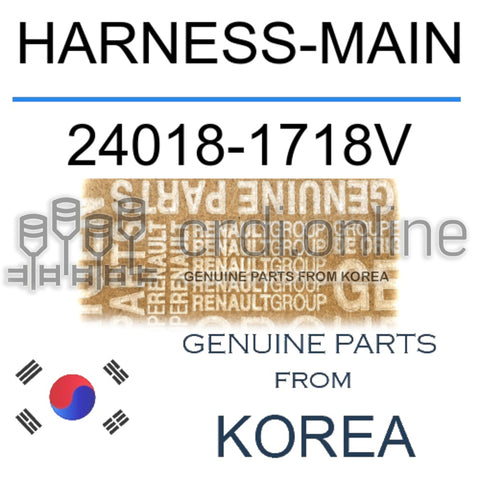 HARNESS-MAIN [ORIGINAL] 24018-1718V 240181718V 24018 1718V