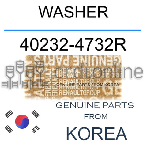 WASHER [ORIGINAL] 40232-4732R 402324732R 40232 4732R