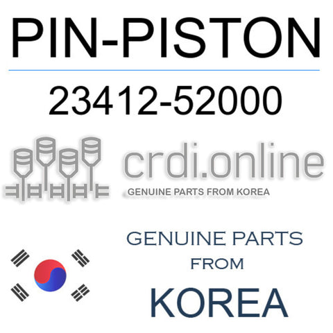 PIN-PISTON 23412-52000 2341252000 23412 52000