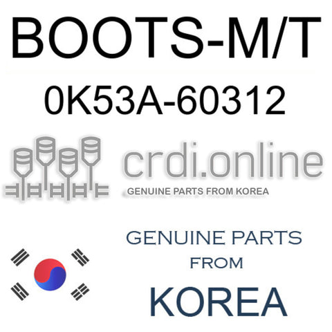 BOOTS-M/T 0K53A-60312 0K53A60312 0K53A 60312