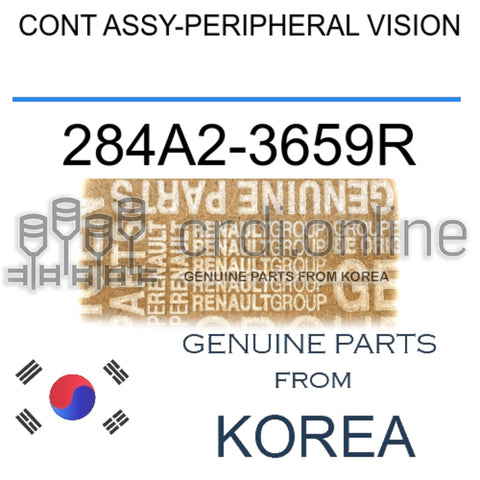 CONT ASSY-PERIPHERAL VISION [ORIGINAL] 284A2-3659R 284A23659R 284A2 3659R