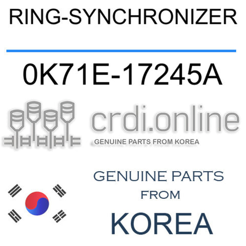 RING-SYNCHRONIZER 0K71E-17245A 0K71E17245A 0K71E 17245A