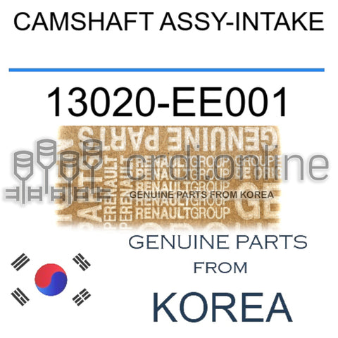 CAMSHAFT ASSY-INTAKE [ORIGINAL] 13020-EE001 13020EE001 13020 EE001