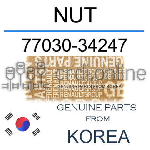 NUT [ORIGINAL] 77030-34247 7703034247 77030 34247
