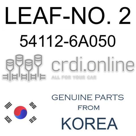 LEAF-NO. 2 [ORIGINAL] 54112-6A050 541126A050 54112 6A050