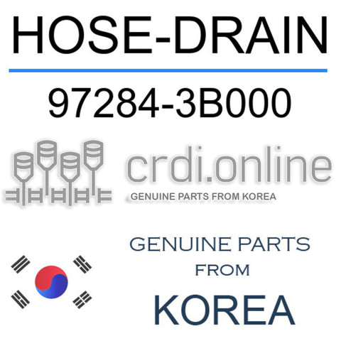 HOSE-DRAIN [ORIGINAL] 97284-3B000 972843B000 97284 3B000