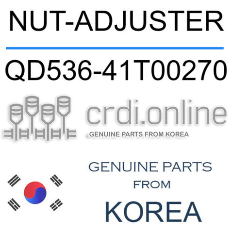 NUT-ADJUSTER [ORIGINAL] QD536-41T00270 QD53641T00270 QD536 41T00270