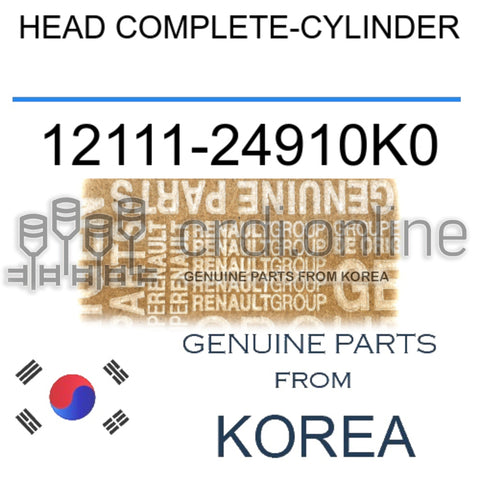 HEAD COMPLETE-CYLINDER [ORIGINAL] 12111-24910K0 1211124910K0 12111 24910K0