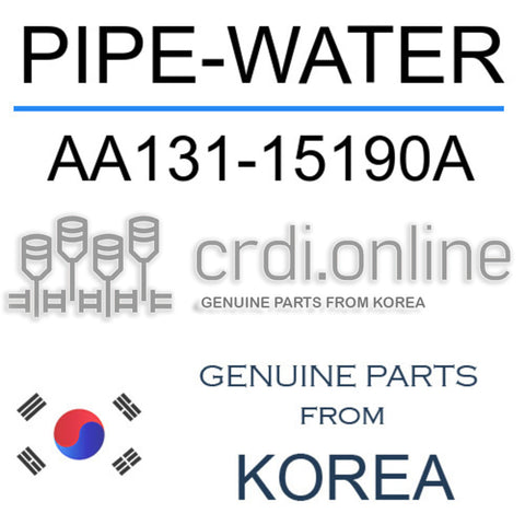 PIPE-WATER [ORIGINAL] AA131-15190A AA13115190A AA131 15190A