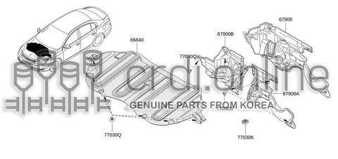 DAMPER-HOOD 65840-0013R 658400013R 65840 0013R