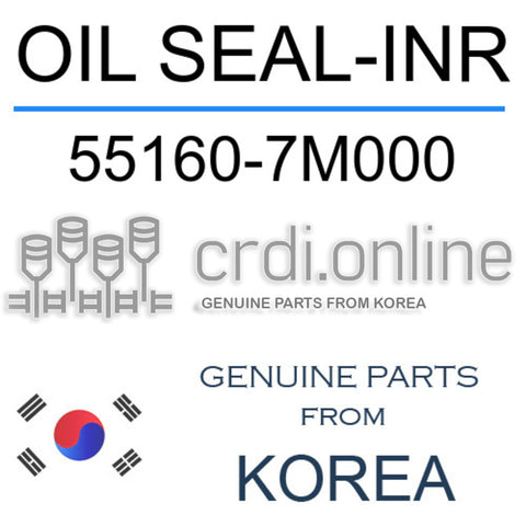 OIL SEAL-INR [ORIGINAL] 55160-7M000 551607M000 55160 7M000