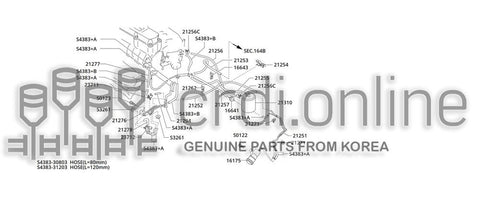 HOSE-EVAPORATION CONTROL [ORIGINAL] 21256-21900 2125621900 21256 21900