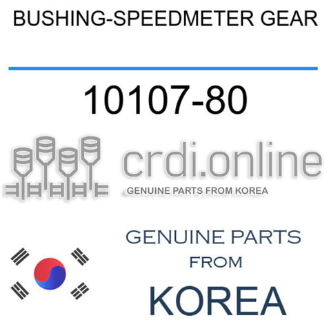 BUSHING-SPEEDMETER GEAR [ORIGINAL] 10107-80 1010780 10107 80