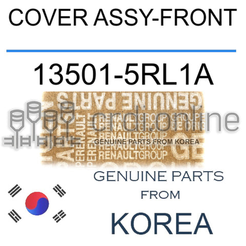 COVER ASSY-FRONT [ORIGINAL] 13501-5RL1A 135015RL1A 13501 5RL1A