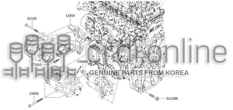 SUPPORT-ALTERNATOR 11710-2301R 117102301R 11710 2301R