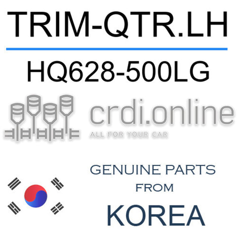 TRIM-QTR.LH [ORIGINAL] HQ628-500LG HQ628500LG HQ628 500LG