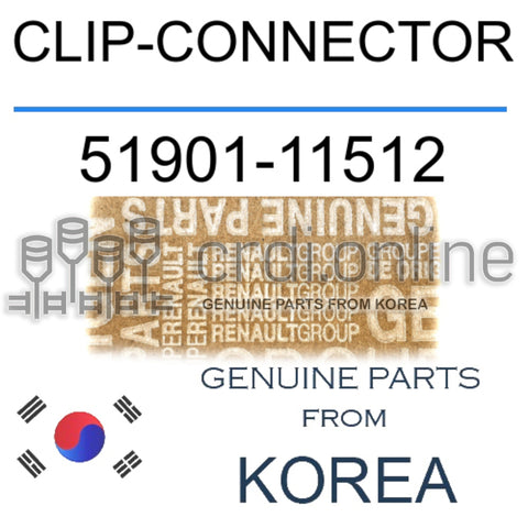 CLIP-CONNECTOR [ORIGINAL] 51901-11512 5190111512 51901 11512
