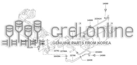 SENSOR-DPF PRESS 20815-2425R 208152425R 20815 2425R