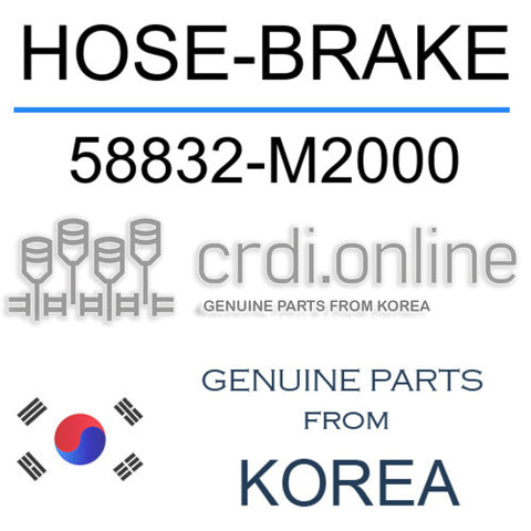 HOSE-BRAKE 58832-M2000 58832M2000 58832 M2000