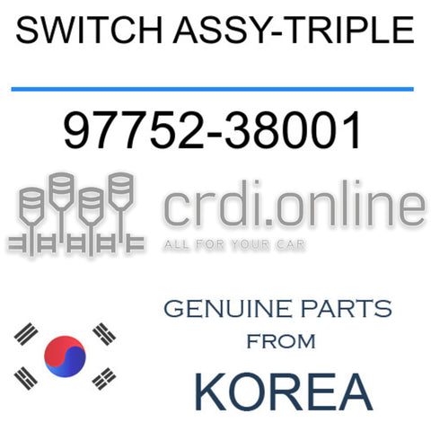 SWITCH ASSY-TRIPLE 97752-38001 9775238001 97752 38001